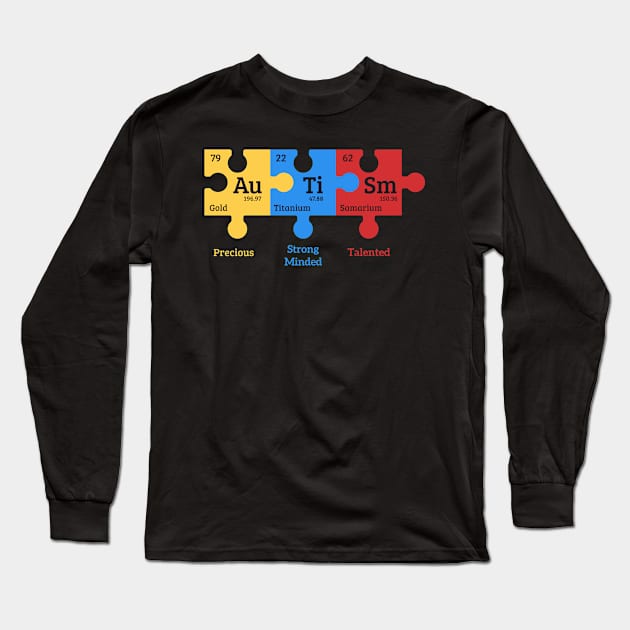 Autism Puzzle Chemistry Long Sleeve T-Shirt by specaut